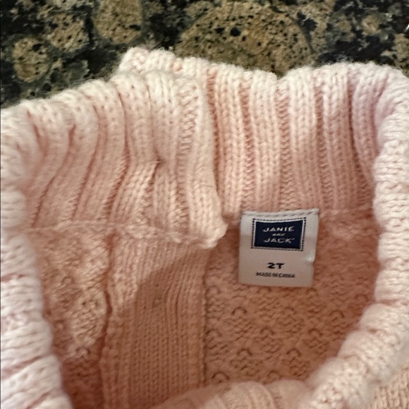 Janie and Jack Pink Ruffled Poncho - Picture 4 of 6